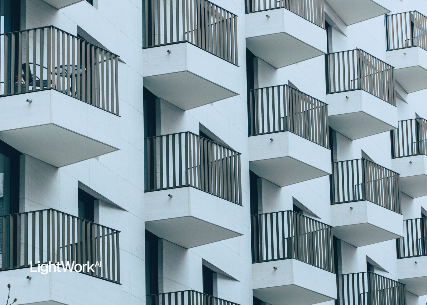Picture of apartment balconies 